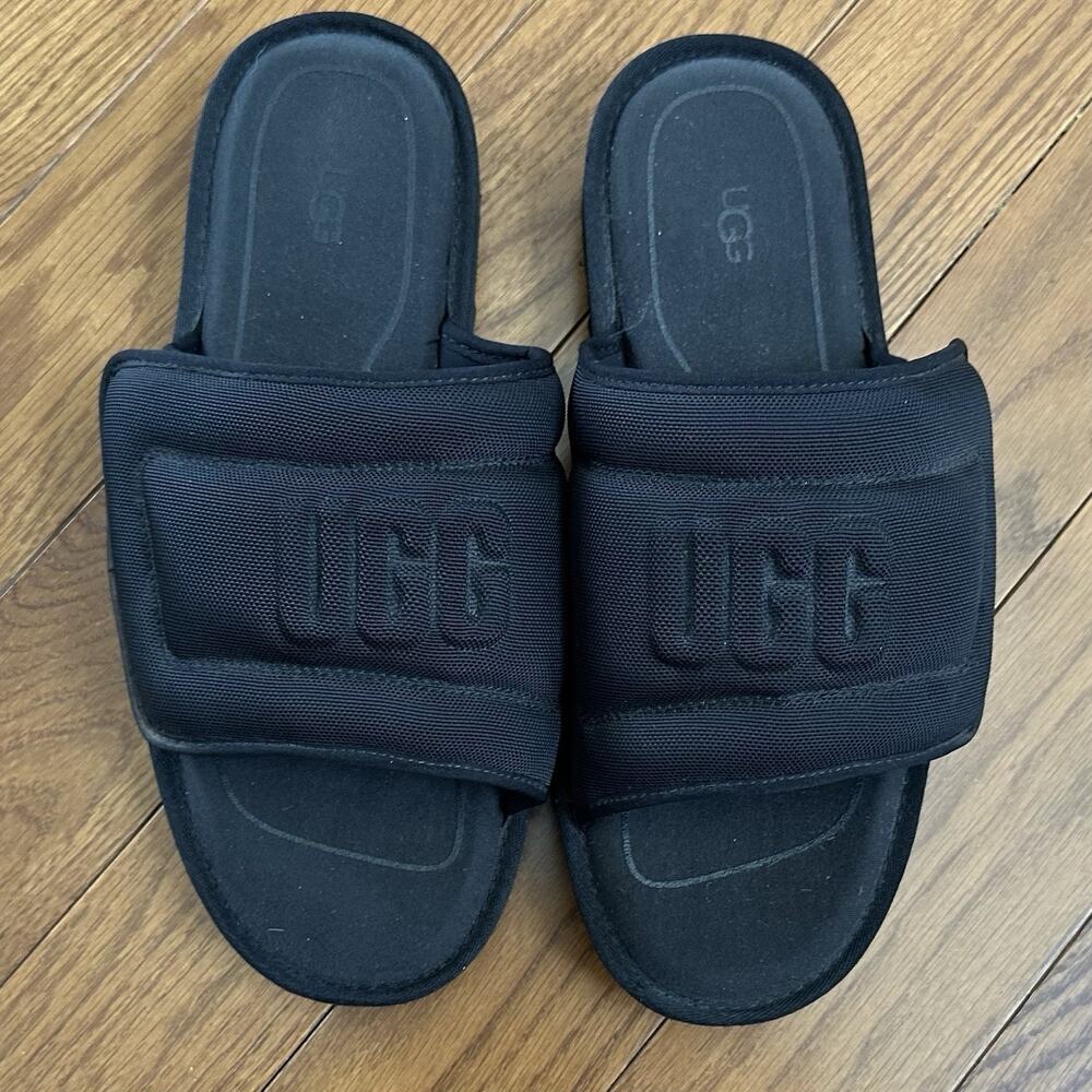 UGG Maxi Graphic‎ Slide Womens Size 11 Black